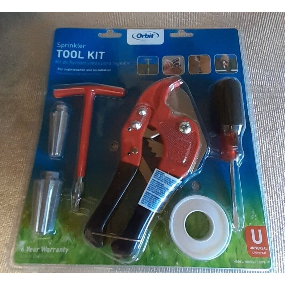 Orbit Sprinkler Tool Kit Universal Maintenance and Installation 26098